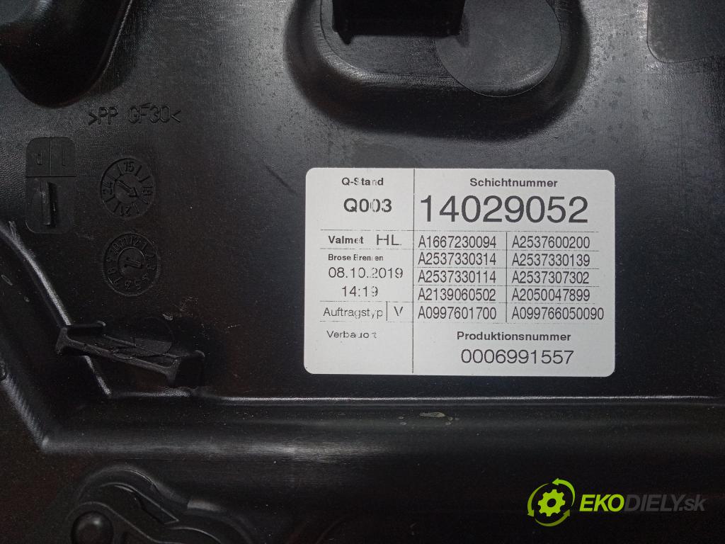 Mercedes GLC-Klasa 2019 mechanizmus okna Okná: zad Vľavo: A1667230094