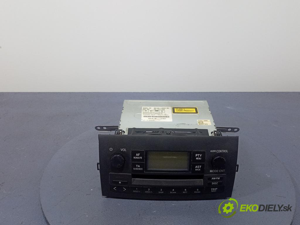 Toyota Corolla verso 2002 Radio I Navigácia: 86120-13060