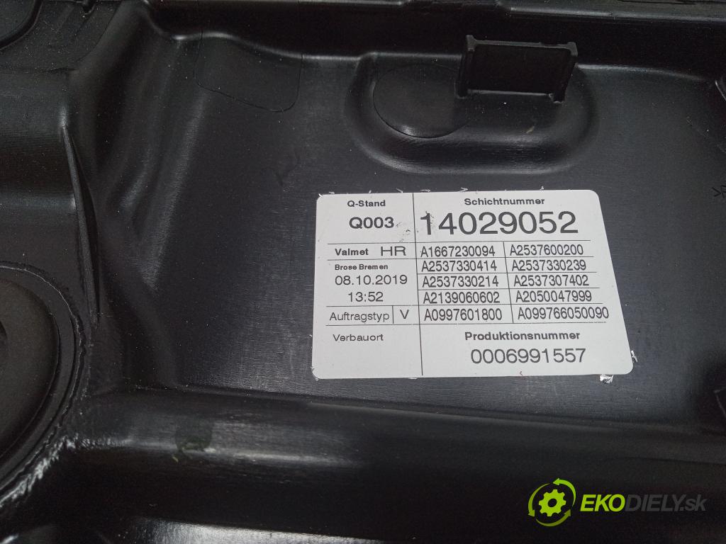 Mercedes GLC-Klasa 2019 mechanismus stahování Sklenka: Zad: v pravo: A1667230094