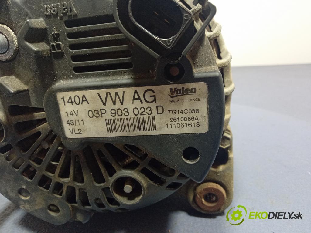 Seat Ibiza 2011 Alternator 03P903023D