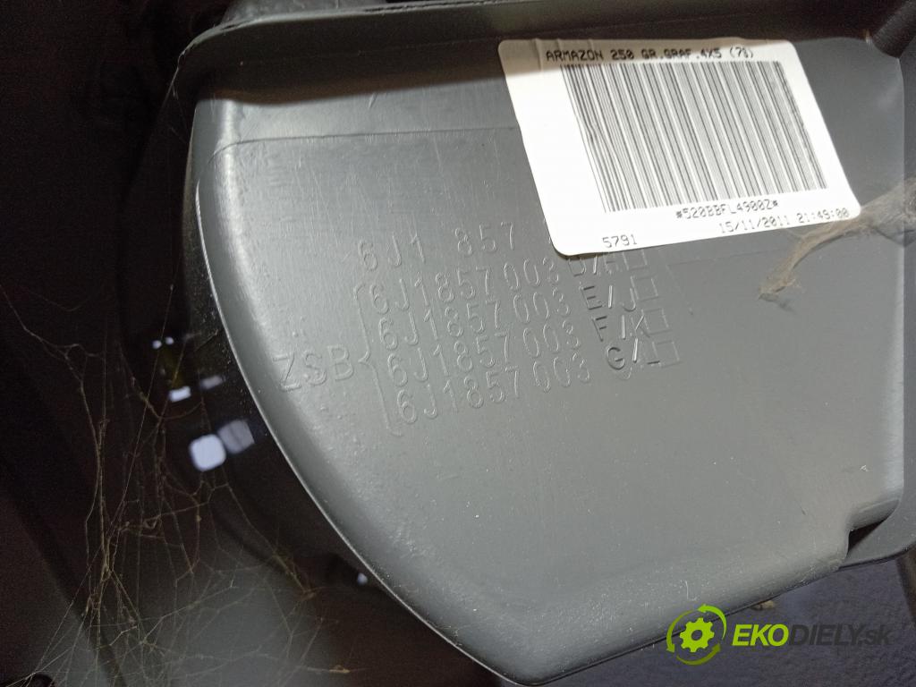 Seat Ibiza 2011 kokpit,pristrojová doska 6J1857003M