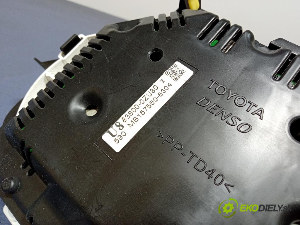 Toyota Auris 2013 prístrojovka/ budíky 83800-0ZU80