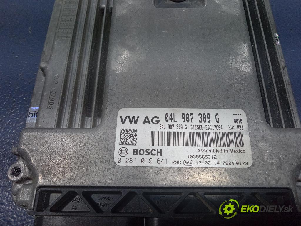 Vw Jetta 2017 riadiaca jednotka Motor: 04L907309G