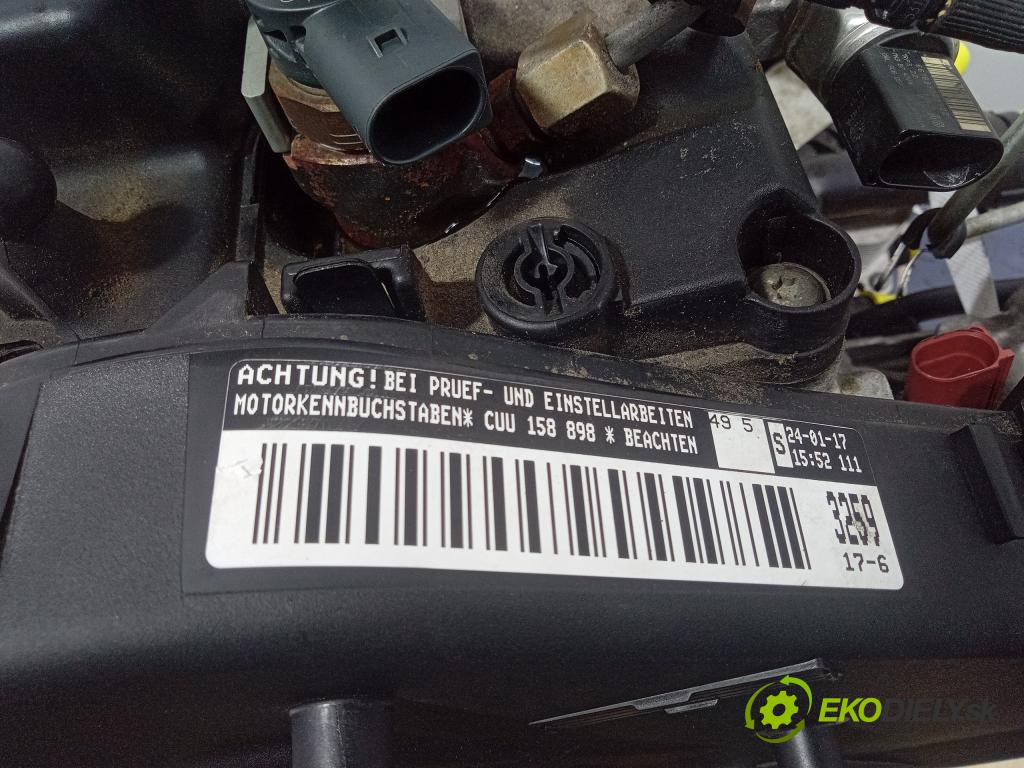 Vw Jetta 2017 motor Diesel: CUU