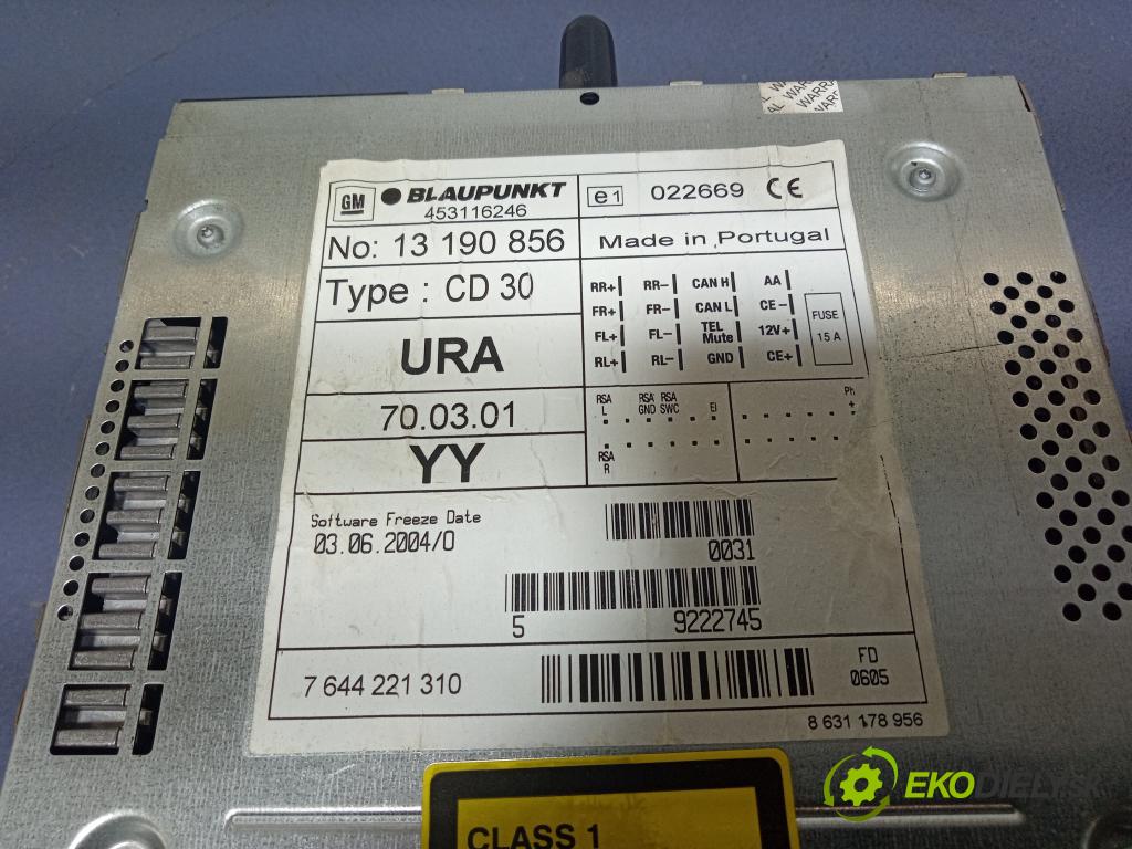 Opel Astra 2005 Radio I Navigácia: 13190856