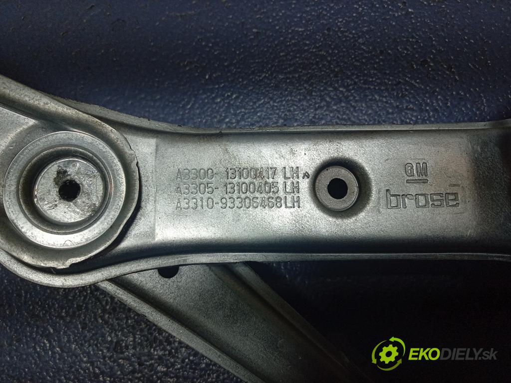 Opel Astra 2005 mechanismus stahování Sklenka: před Levý: 13100417