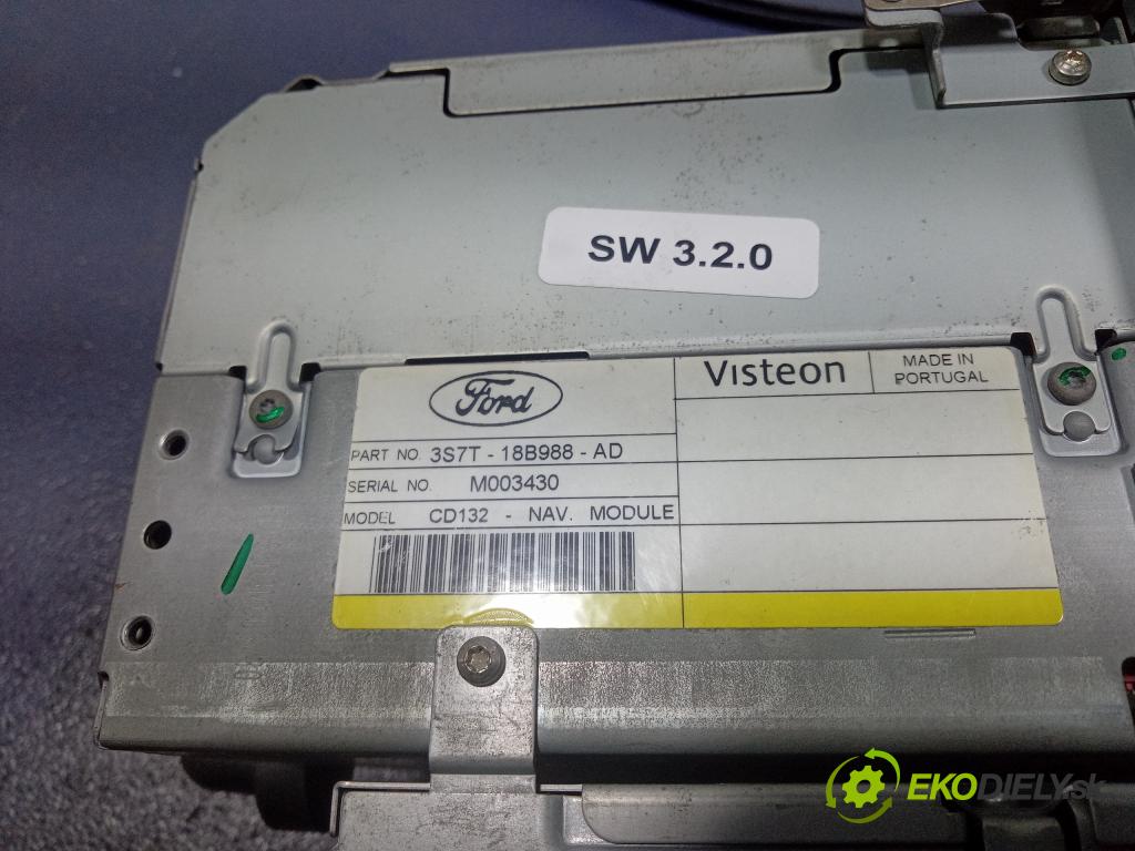 Ford Mondeo 2003 Radio I Navigácia: 3S7T-18B988-AD