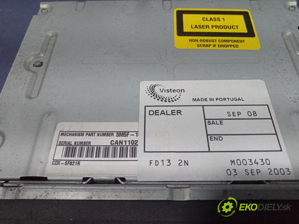 Ford Mondeo 2003 Radio I Navigácia: 3S7T-18B988-AD