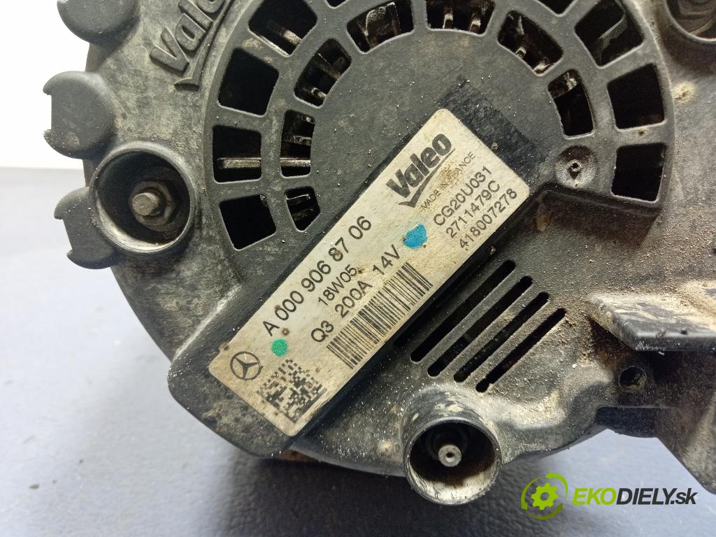 Mercedes Gle 2018 Alternator A0009068706