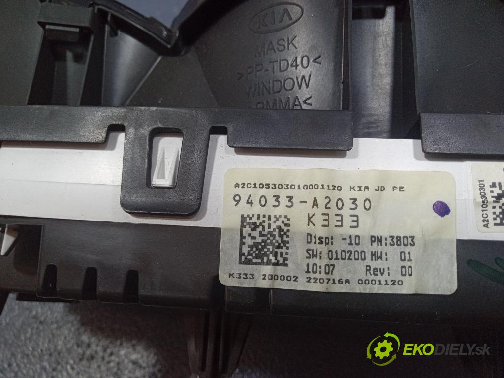 Kia Ceed 2016 prístrojovka/ budíky 94033-A2030