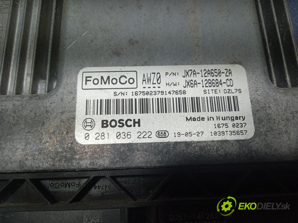 Ford Focus 2019 riadiaca jednotka Motor: JX7A-12A650-ZA