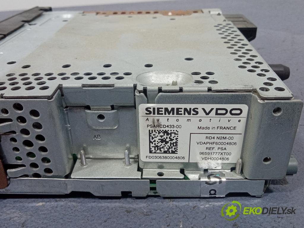 Citroen C4 grand picasso 2006 Radio I Navigácia: 96591777XT00