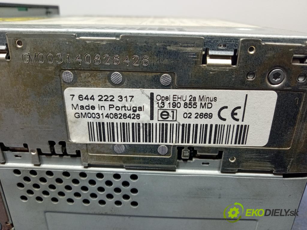 Opel Meriva 2004 Radio I Navigácia: 13190855