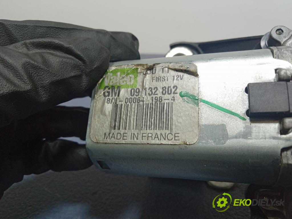 Opel Meriva 2004 motorek Stěrače: Zad: 09132802