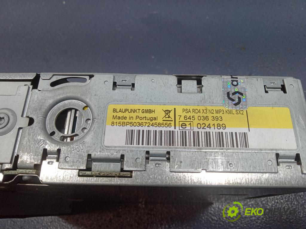 Citroen C5 2007 Radio I Navigácia: 9660647977