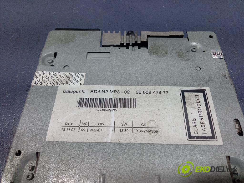 Citroen C5 2007 Radio I Navigácia: 9660647977