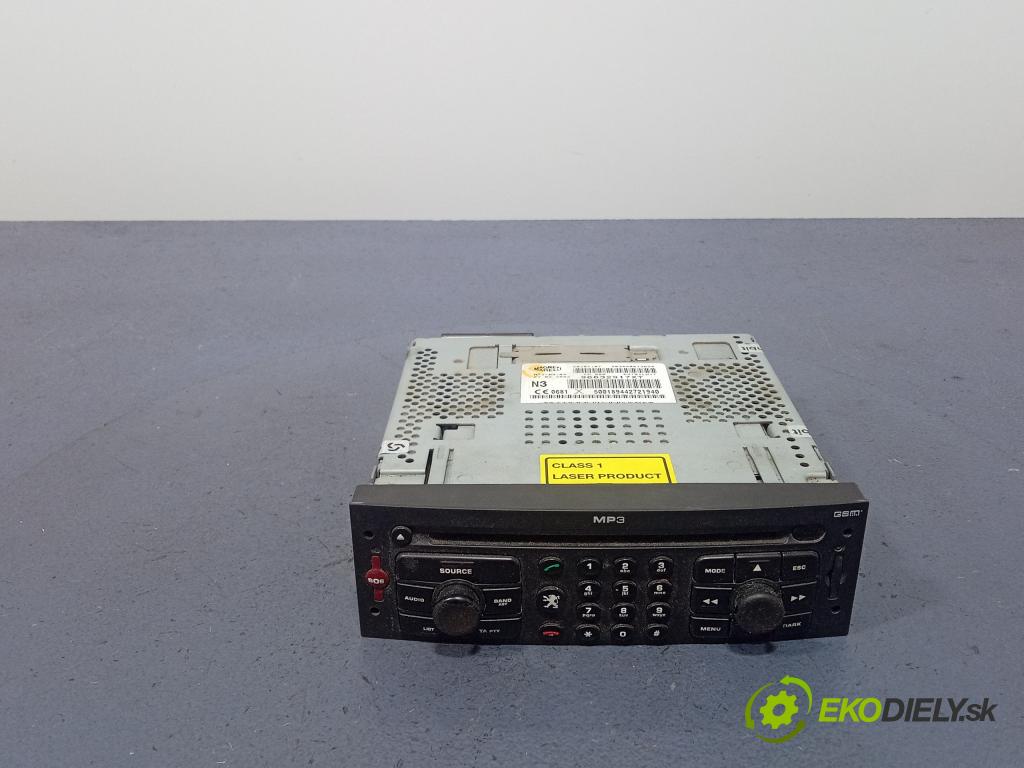 Peugeot 307 1.6 hdi 2006 Radio I Navigácia: 96632917XT
