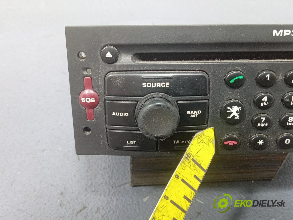 Peugeot 307 1.6 hdi 2006 Radio I Navigácia: 96632917XT