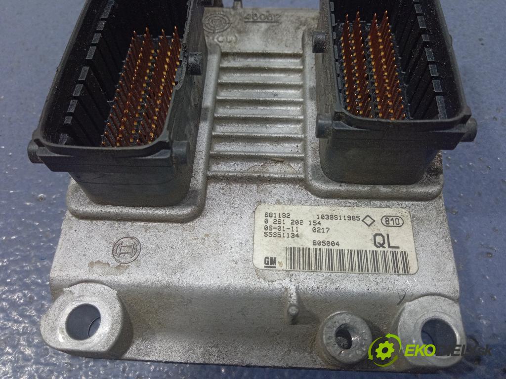 Opel Zafira 2006 riadiaca jednotka Motor: 55351134