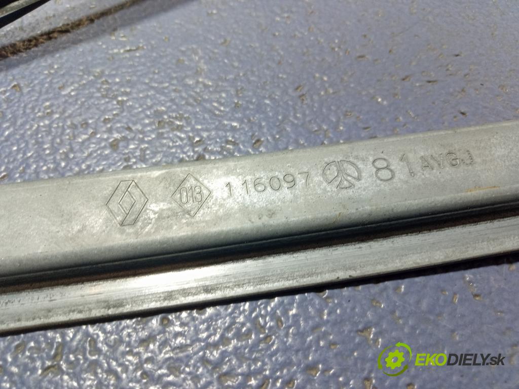 Renault Espace 2002 mechanismus stahování Sklenka: před Levý: 01