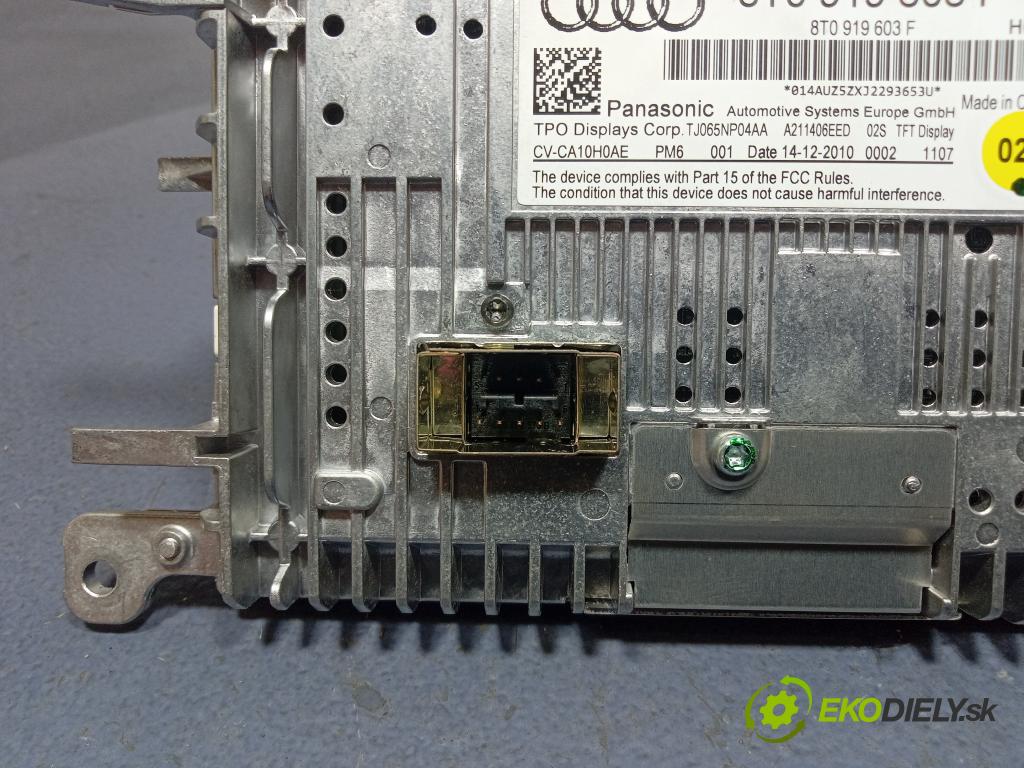 Audi Q5 2011 Zobrazit: Rádio: / GPS 8T0919603F