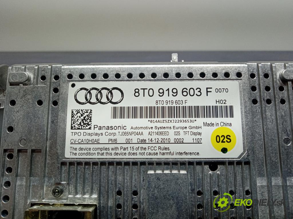 Audi Q5 2011 Zobrazit: Rádio: / GPS 8T0919603F