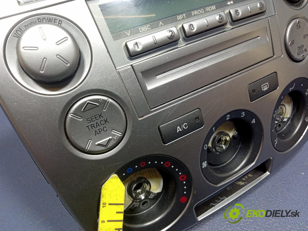 Mazda 2 2007 Radio I Navigácia: 6M71-18K876-DA
