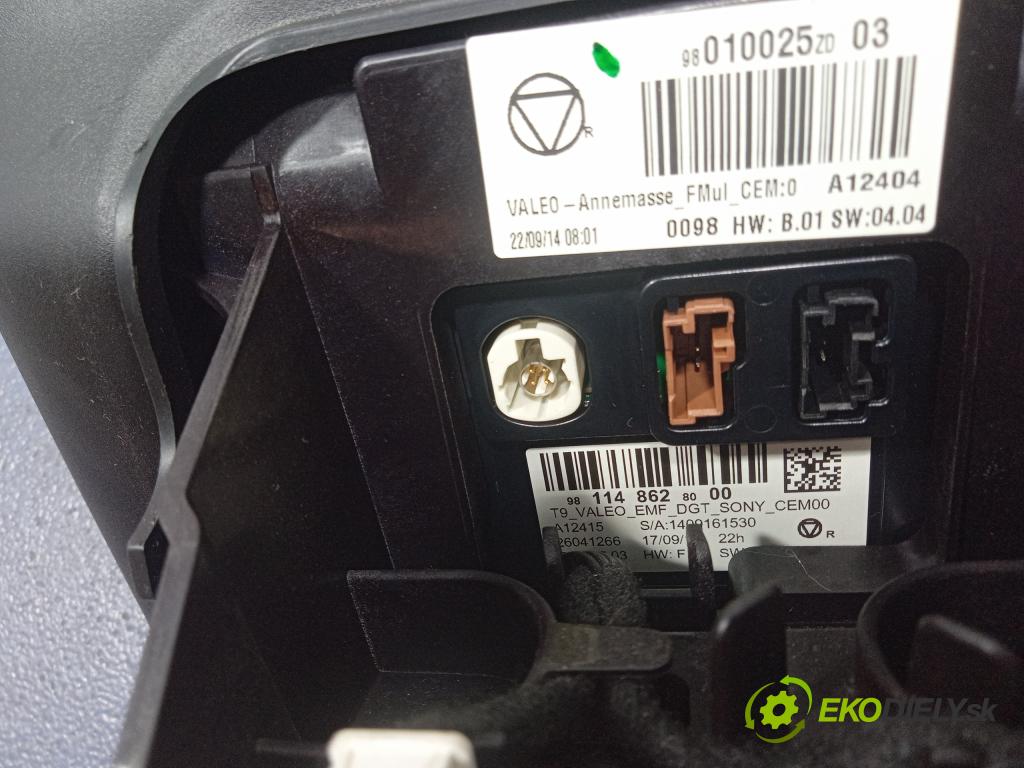 Citroen C4 cactus 2014 Zobrazit: Rádio: / GPS 98010025ZD