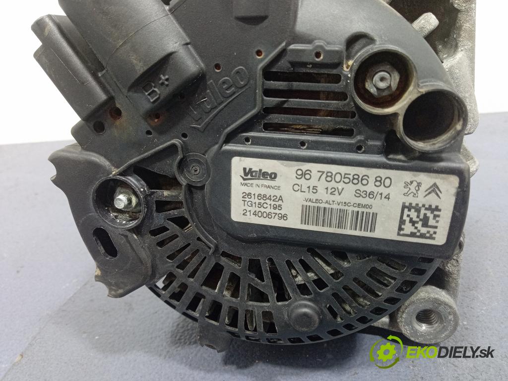 Citroen C4 cactus 2014 Alternator 9678058680