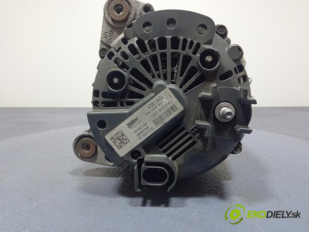 Audi Q5 2011 Alternator 03G903016F