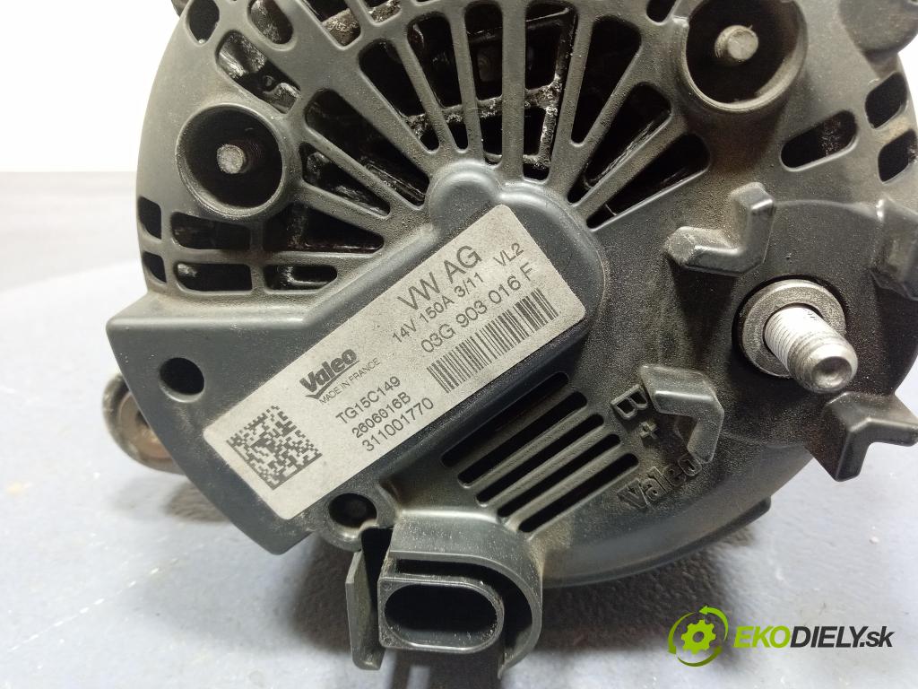 Audi Q5 2011 Alternator 03G903016F