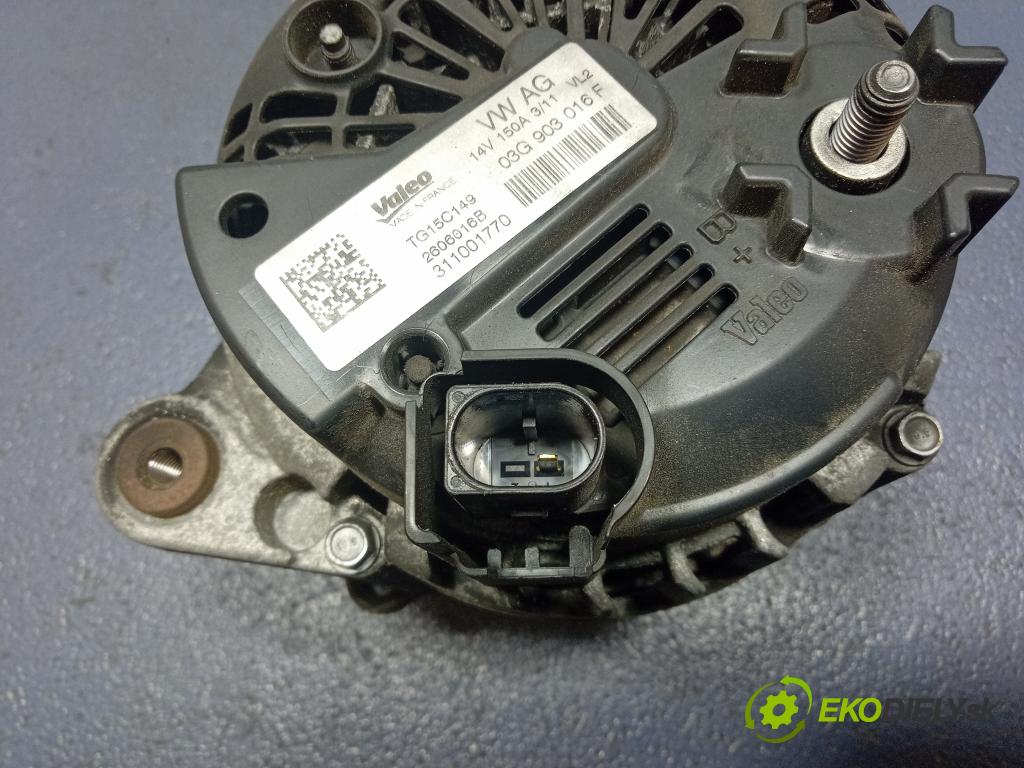 Audi Q5 2011 Alternator 03G903016F