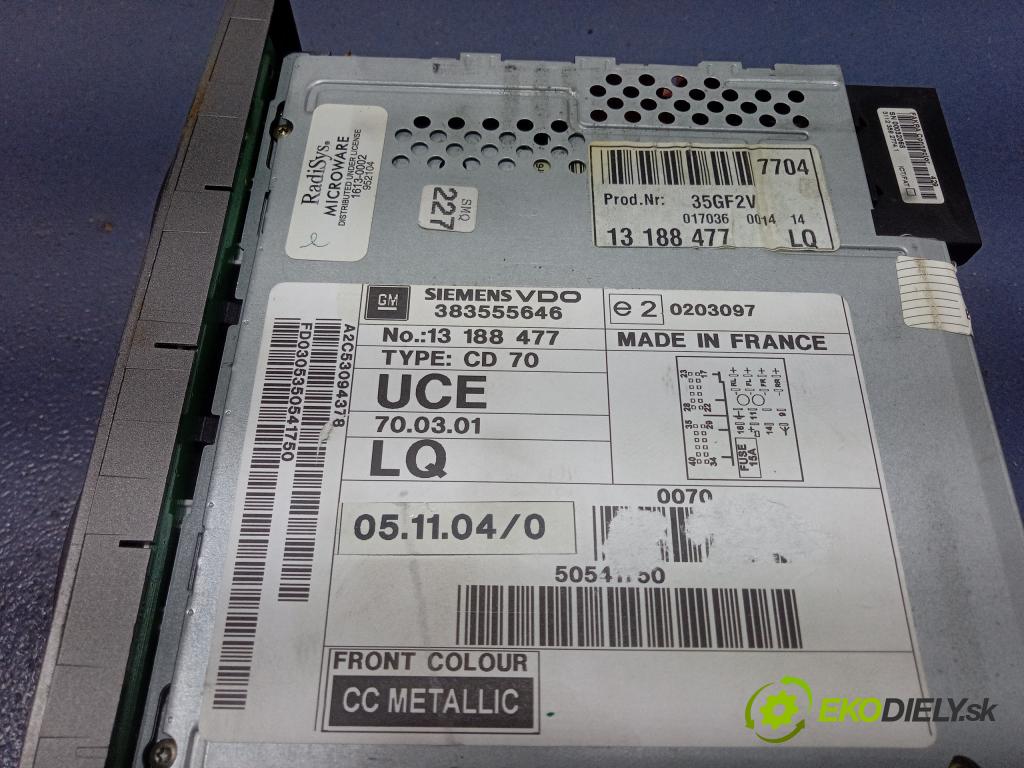 Opel Vectra 2005 Radio I Navigácia: 13188477