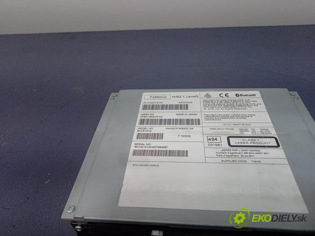 Volvo V40 2012 Radio I Navigácia: 31357216AA