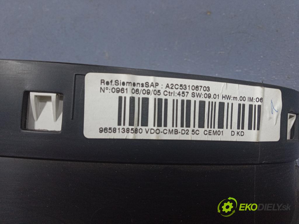 Peugeot 407 sw 2006 prístrojovka/ budíky 9658138580