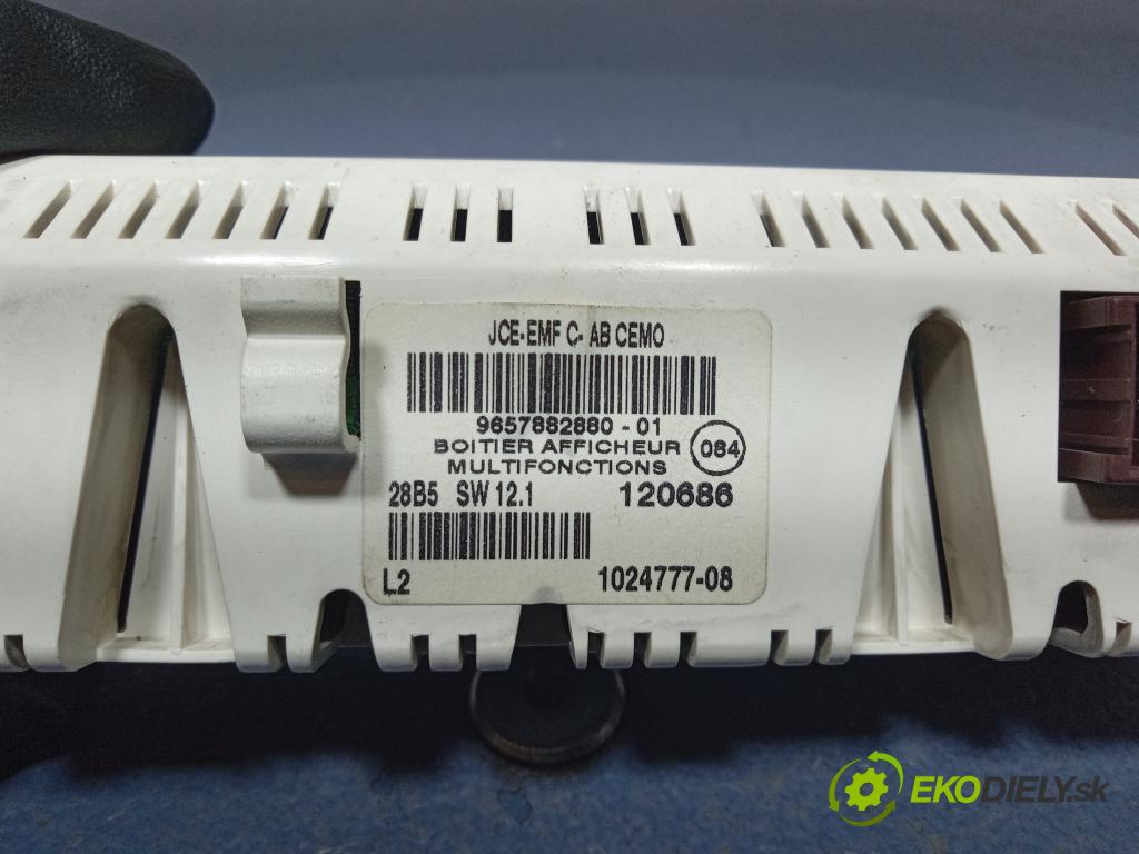 Citroen C5 2005 Zobrazit: Rádio: / GPS 9657882880