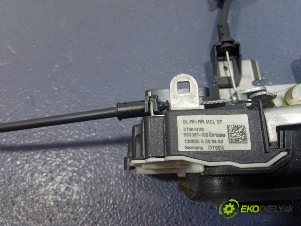 Volvo V40 2012 zámek dveře Zad: v pravo: 31301428