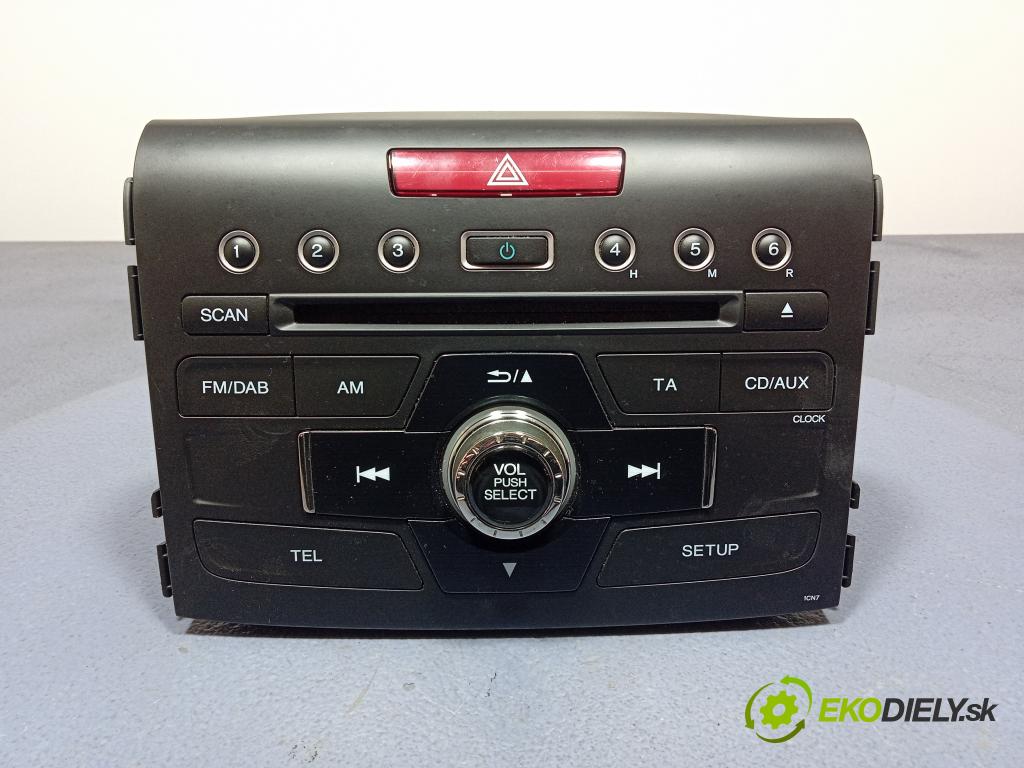 Honda Cr-v 2013 Radio I Navigace: 39100-T1G-G210