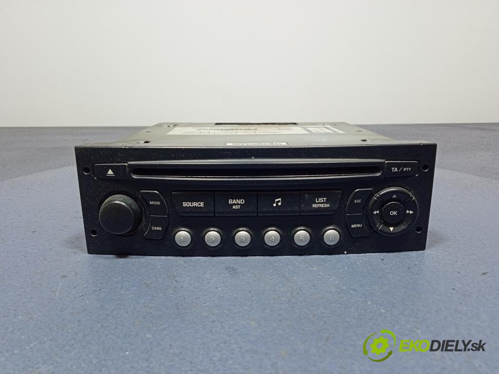 Citroen Berlingo 2010 Radio I Navigácia: 9666968177
