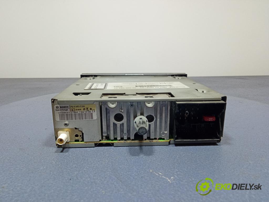 Citroen Berlingo 2010 Radio I Navigácia: 9666968177