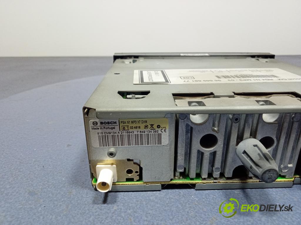 Citroen Berlingo 2010 Radio I Navigácia: 9666968177
