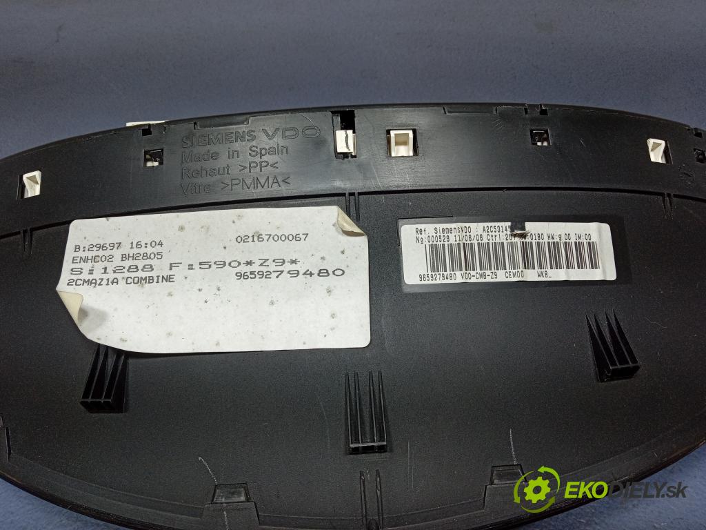 Peugeot 607 2006 prístrojovka/ budíky 9659279480