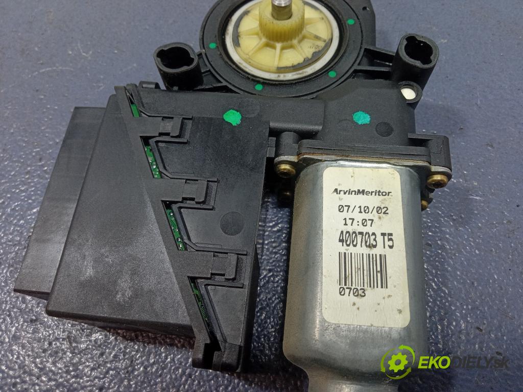 Volkswagen Polo 2002 mechanismus stahování Sklenka: před Levý: 6Q2959802A