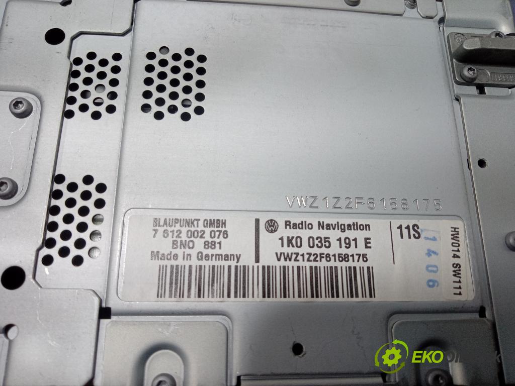 Vw Passat 2006 Radio I Navigácia: 1K0035191E