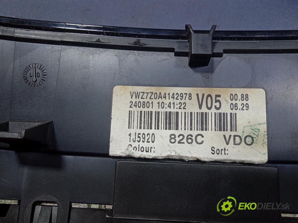 Volkswagen Bora 1.9 tdi 2001 prístrojovka/ budíky 1J5920826C