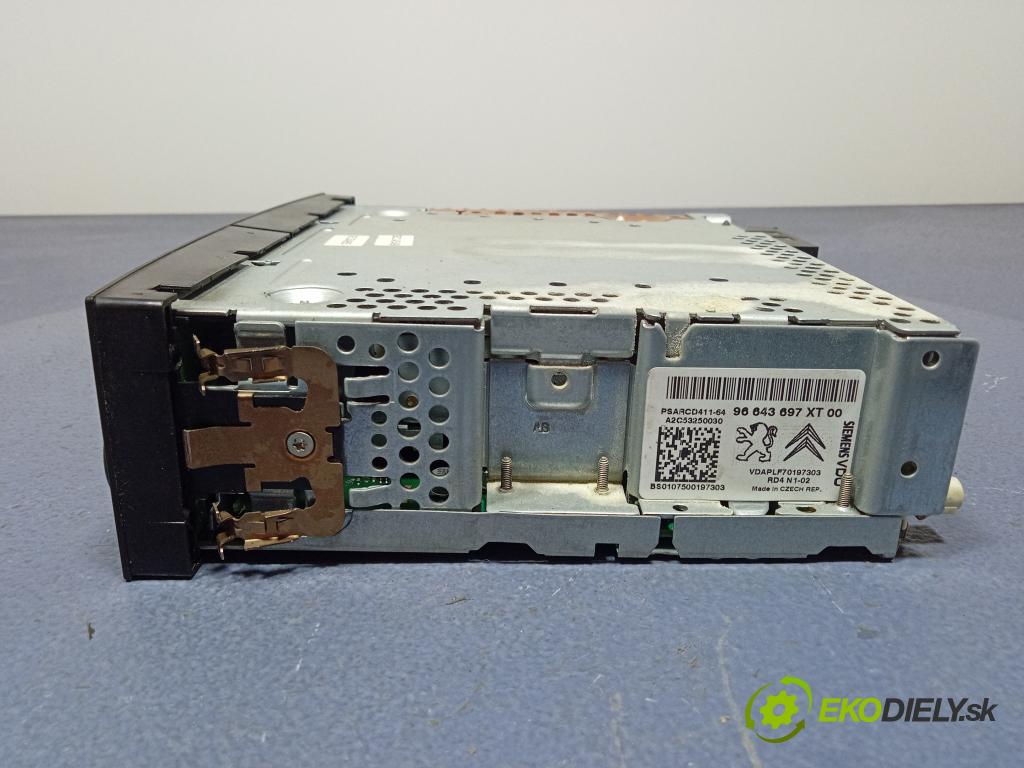 Peugeot 207 2008 Radio I Navigácia: 96643697XT