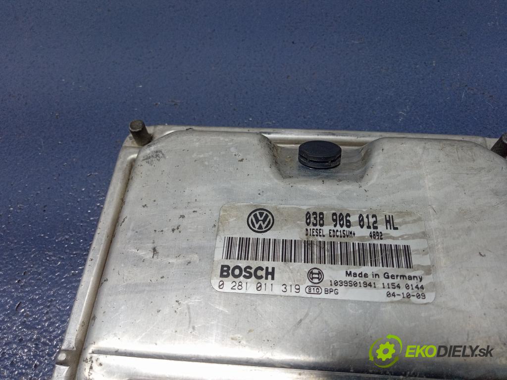Volkswagen Polo 2005 riadiaca jednotka Motor: 038906012HL