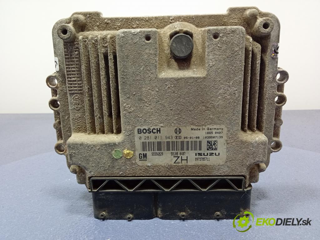 Opel Astra 2005 riadiaca jednotka Motor: 0281011943
