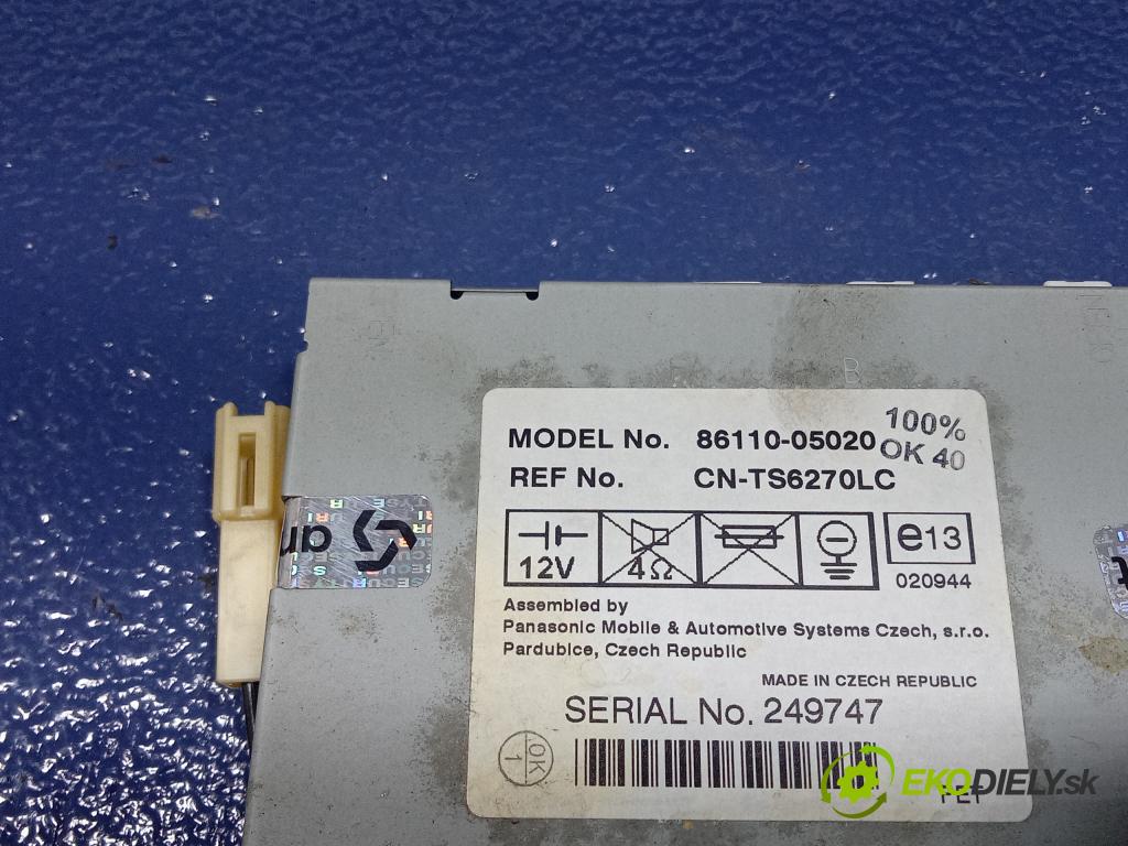 Toyota Avensis 2.0 sol 2004 Zobrazit: Rádio: / GPS 86110-05020