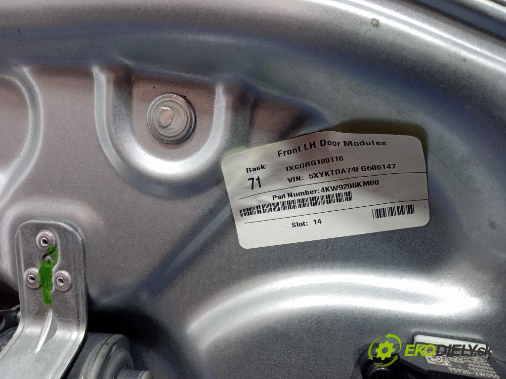Kia Sorento 2014 mechanismus stahování Sklenka: před Levý: 01